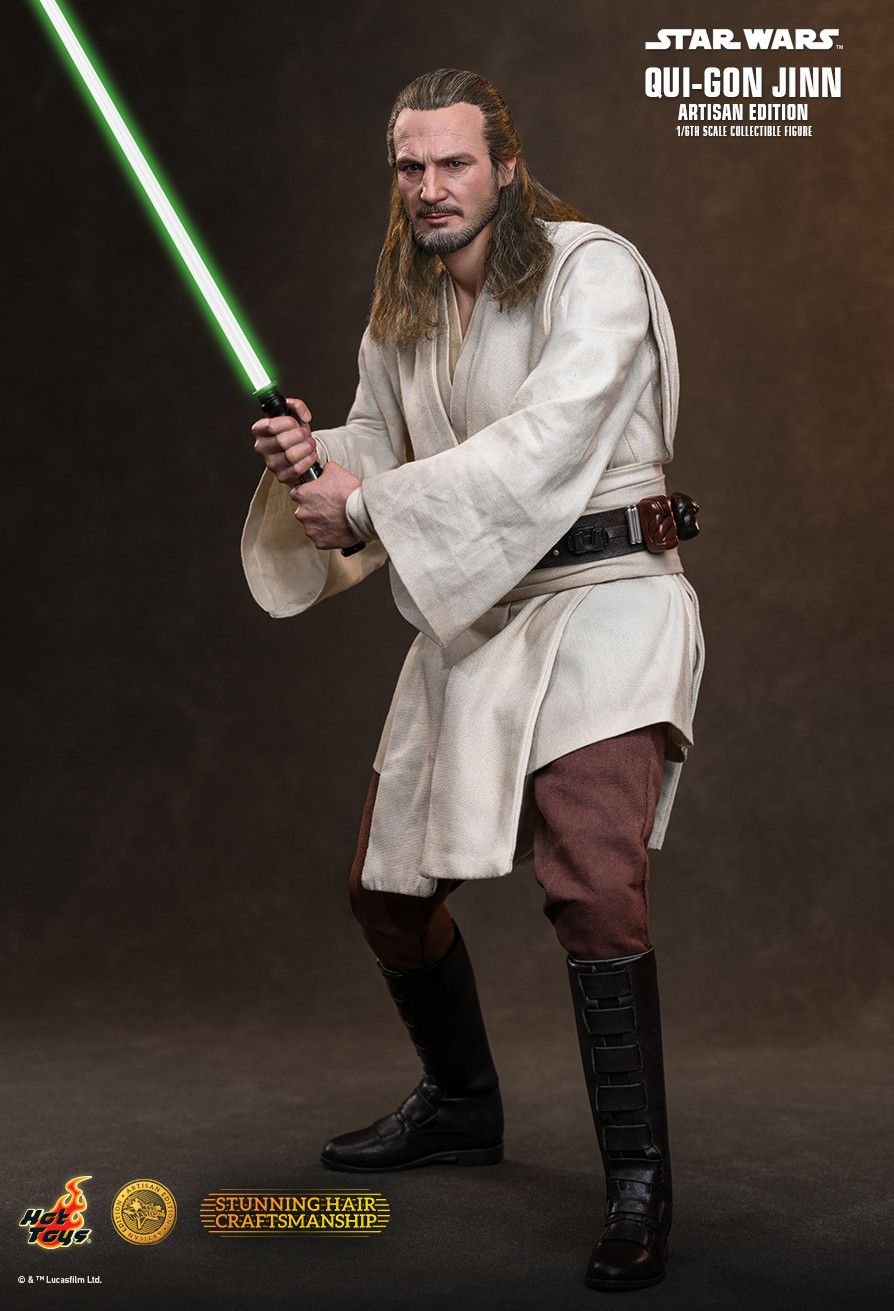 Hot Toys MMS881AE - Star Wars : The Phantom Menace - Qui Gon Jinn【Pre-Order】