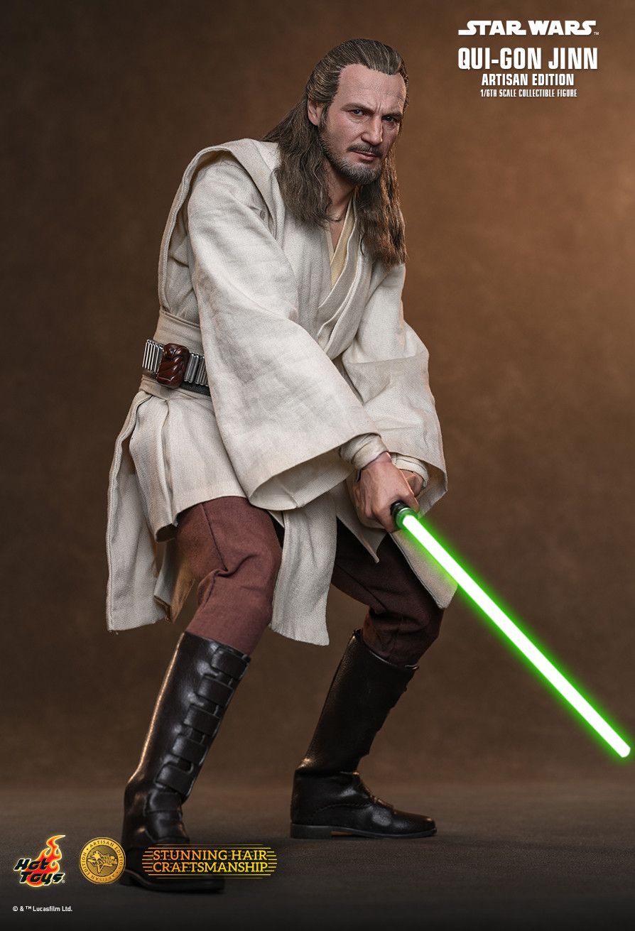 Hot Toys MMS881AE - Star Wars : The Phantom Menace - Qui Gon Jinn【Pre-Order】