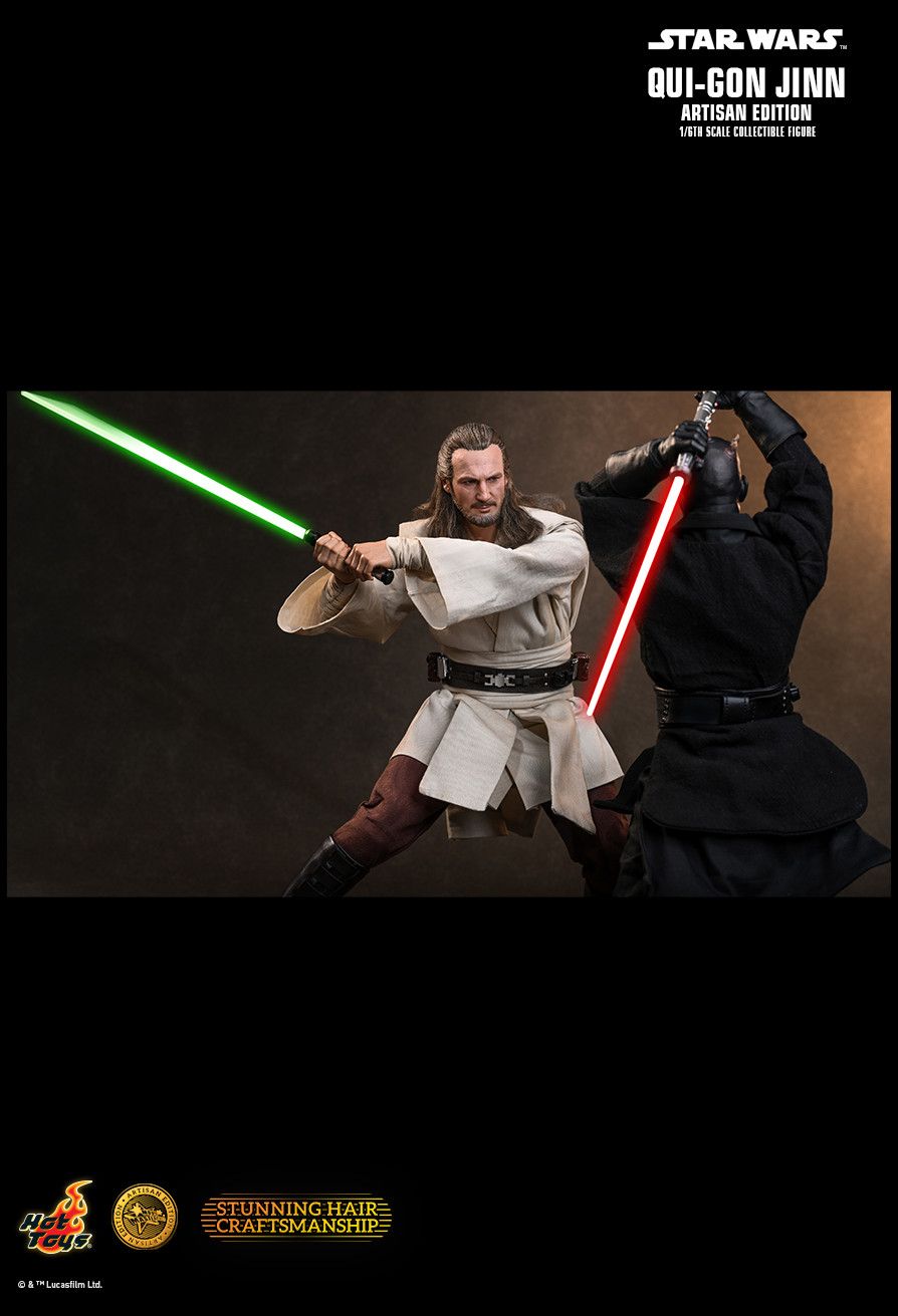Hot Toys MMS881AE - Star Wars : The Phantom Menace - Qui Gon Jinn【Pre-Order】