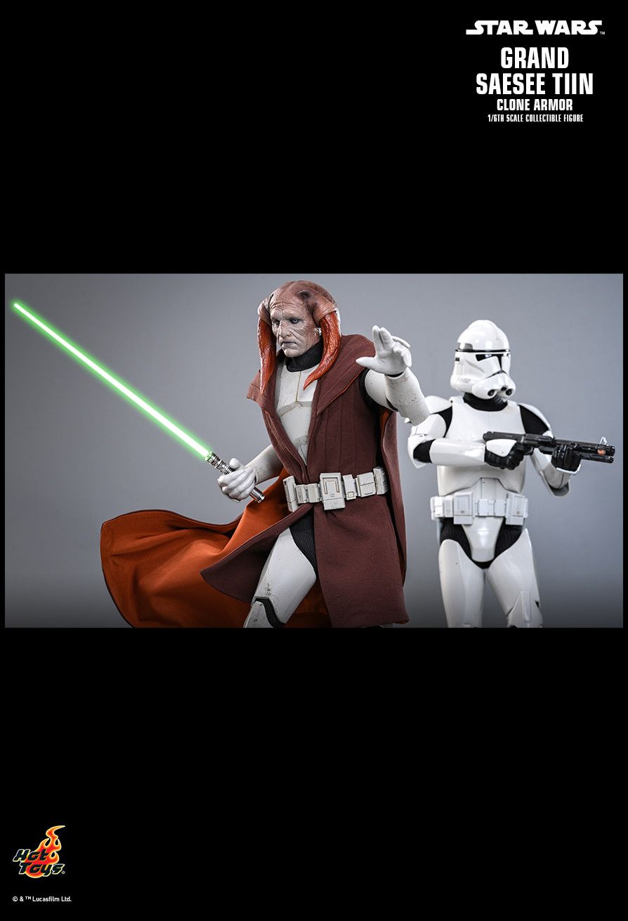Hot Toys TMS168 - Star Wars : The Clone Wars - Saesee Tiin Clone Armor【Pre-Order】