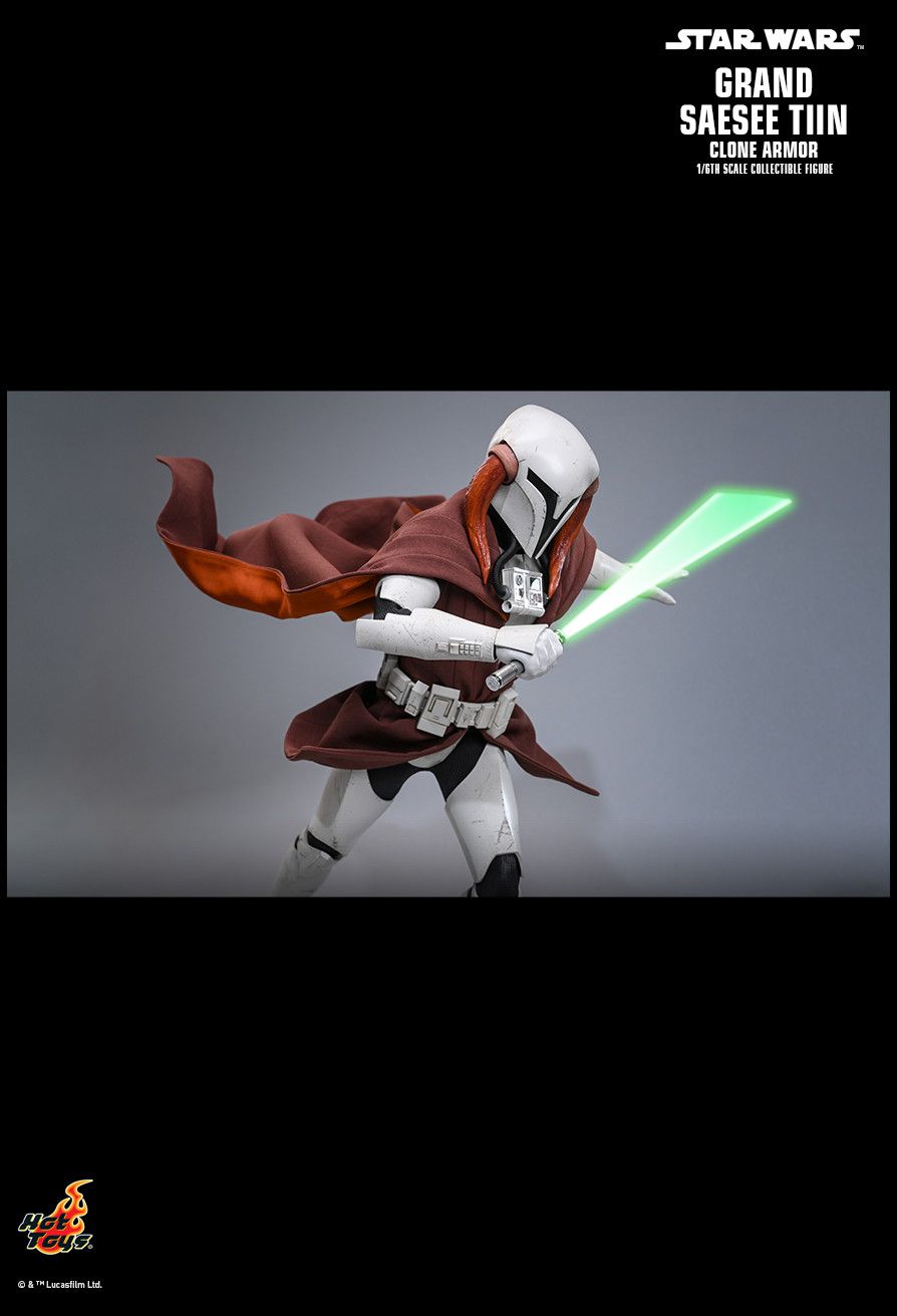 Hot Toys TMS168 - Star Wars : The Clone Wars - Saesee Tiin Clone Armor【Pre-Order】