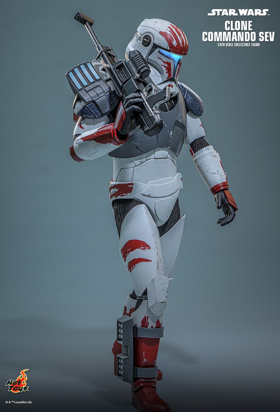 Hot Toys TMS188 - Star Wars : The Clone Wars - Clone Commander Sev【Pre-Order】