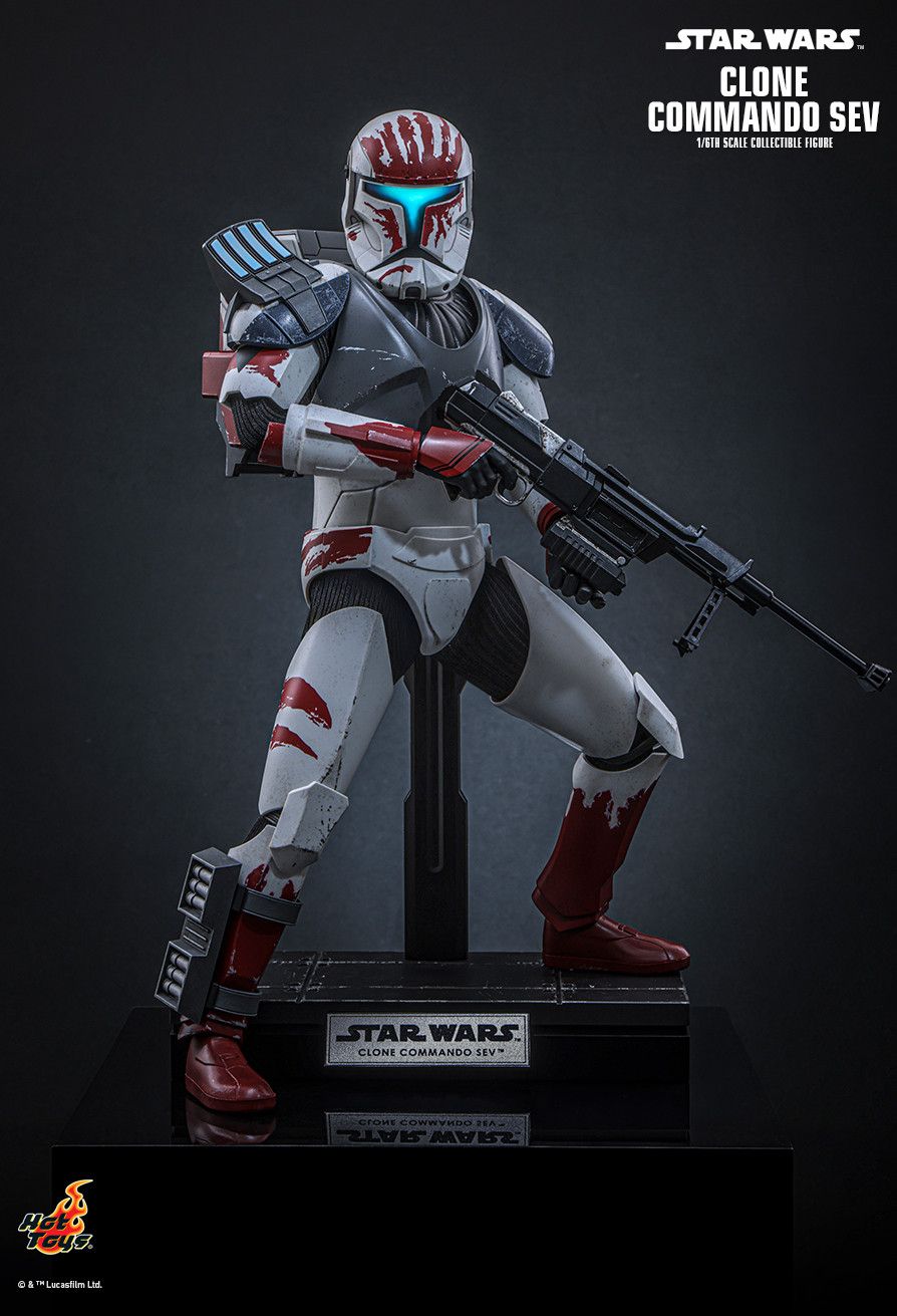 Hot Toys TMS188 - Star Wars : The Clone Wars - Clone Commander Sev【Pre-Order】