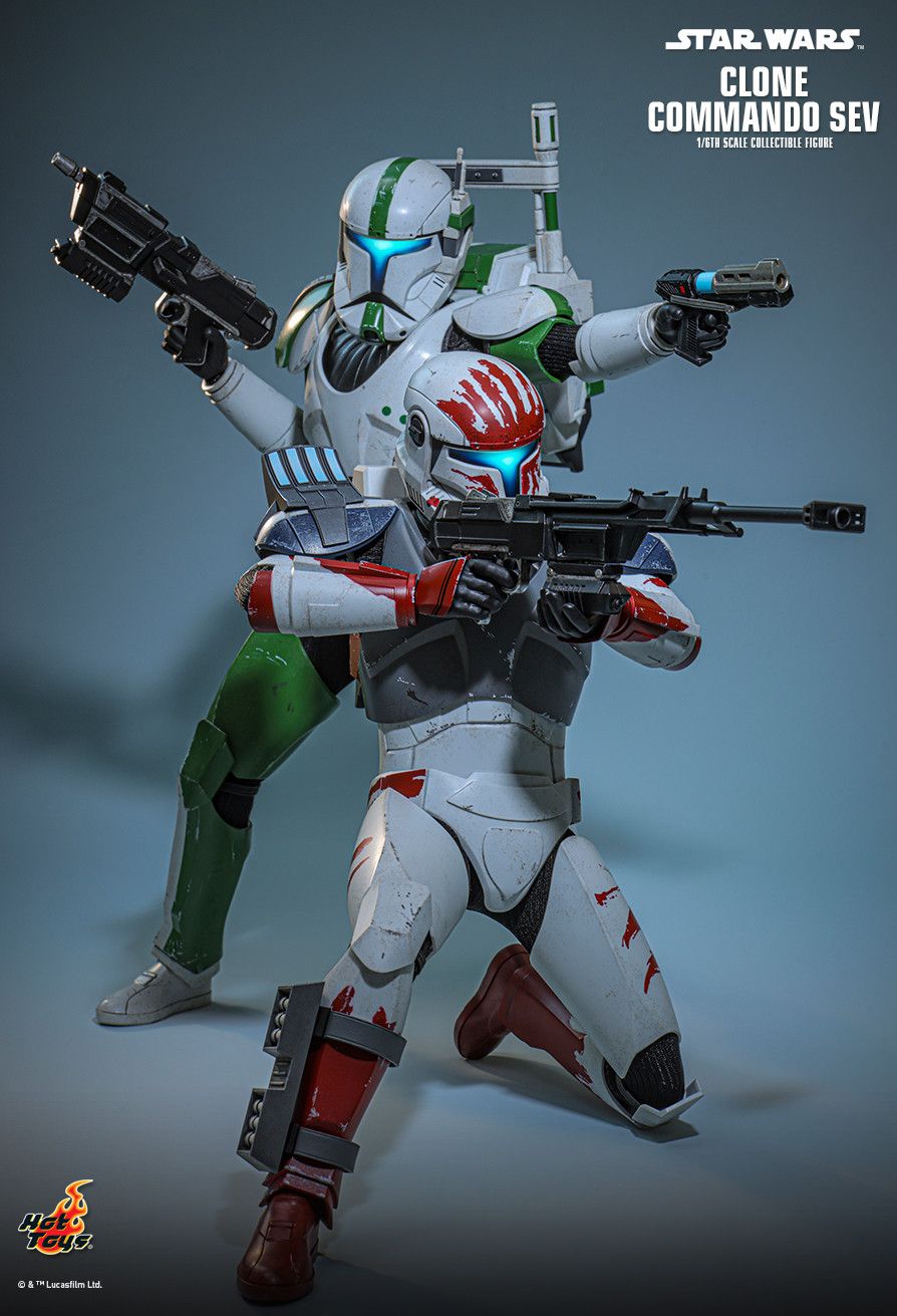 Hot Toys TMS188 - Star Wars : The Clone Wars - Clone Commander Sev【Pre-Order】