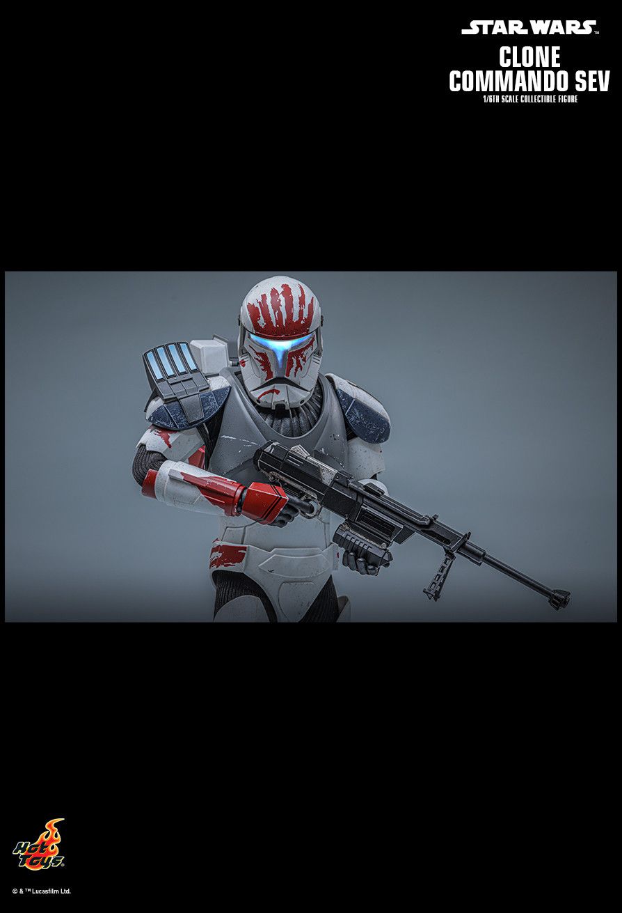 Hot Toys TMS188 - Star Wars : The Clone Wars - Clone Commander Sev【Pre-Order】