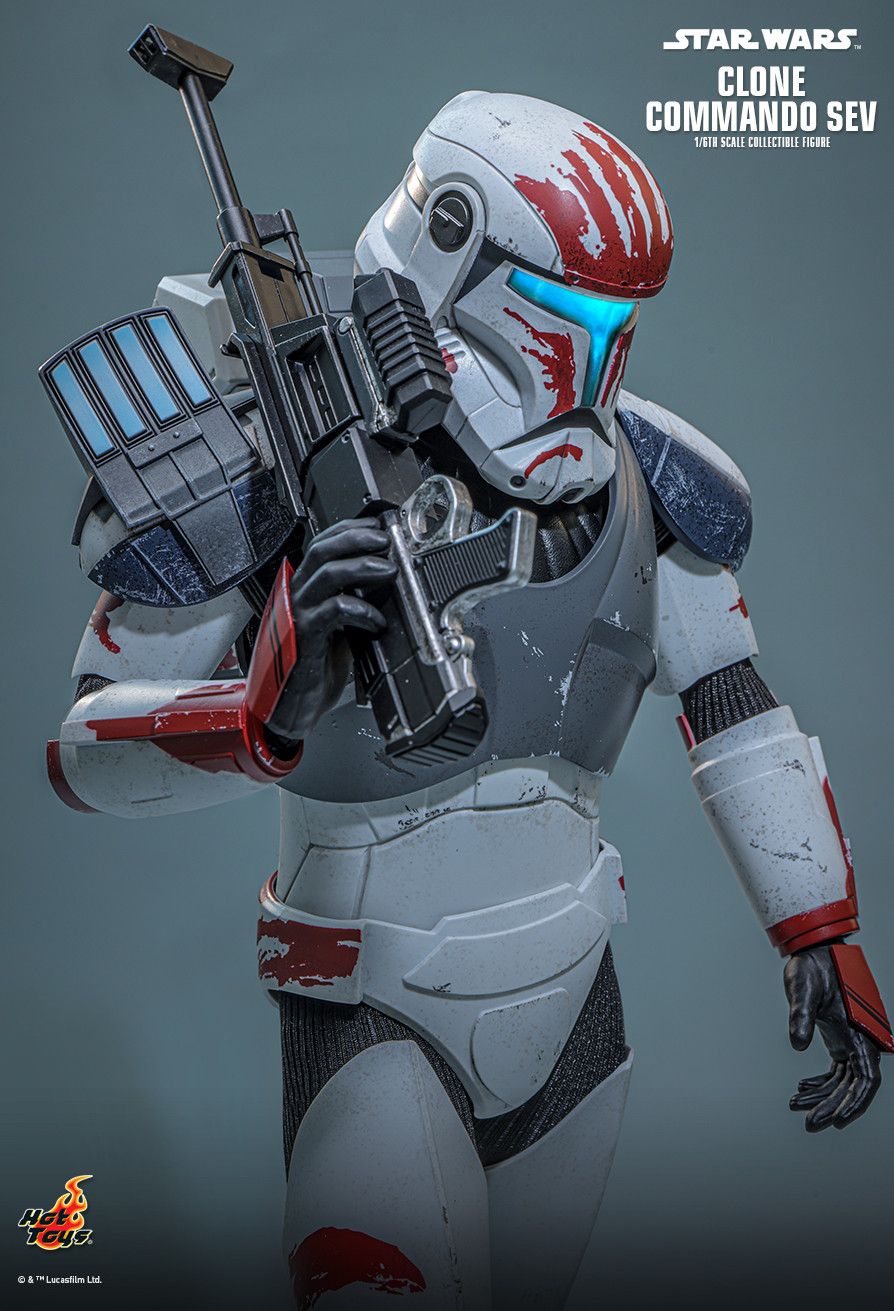 Hot Toys TMS188 - Star Wars : The Clone Wars - Clone Commander Sev【Pre-Order】