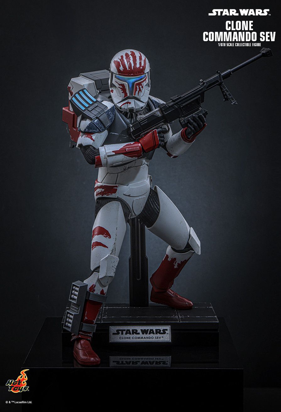 Hot Toys TMS188 - Star Wars : The Clone Wars - Clone Commander Sev【Pre-Order】