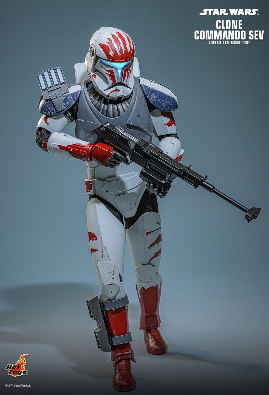Hot Toys TMS188 - Star Wars : The Clone Wars - Clone Commander Sev【Pre-Order】