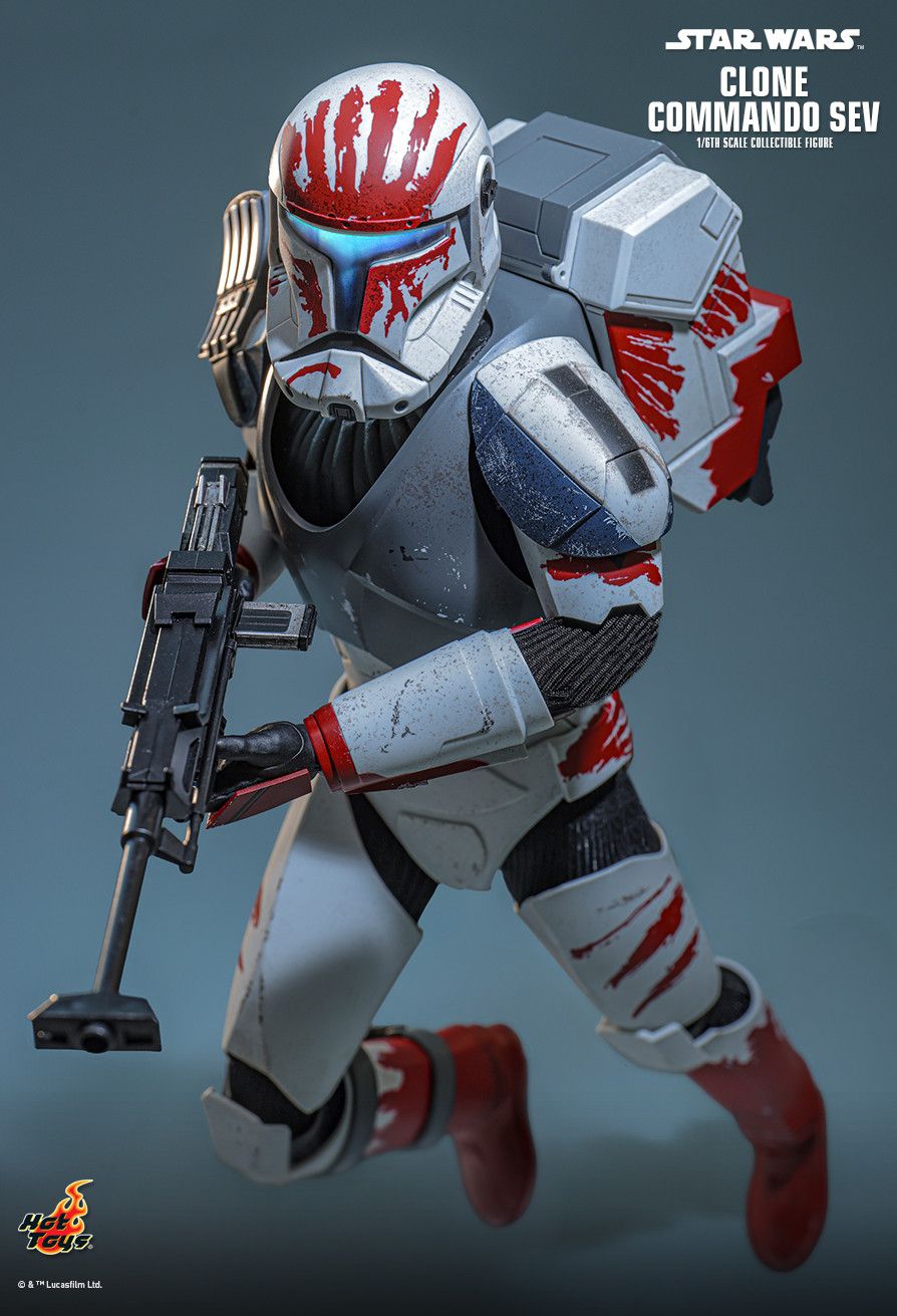 Hot Toys TMS188 - Star Wars : The Clone Wars - Clone Commander Sev【Pre-Order】