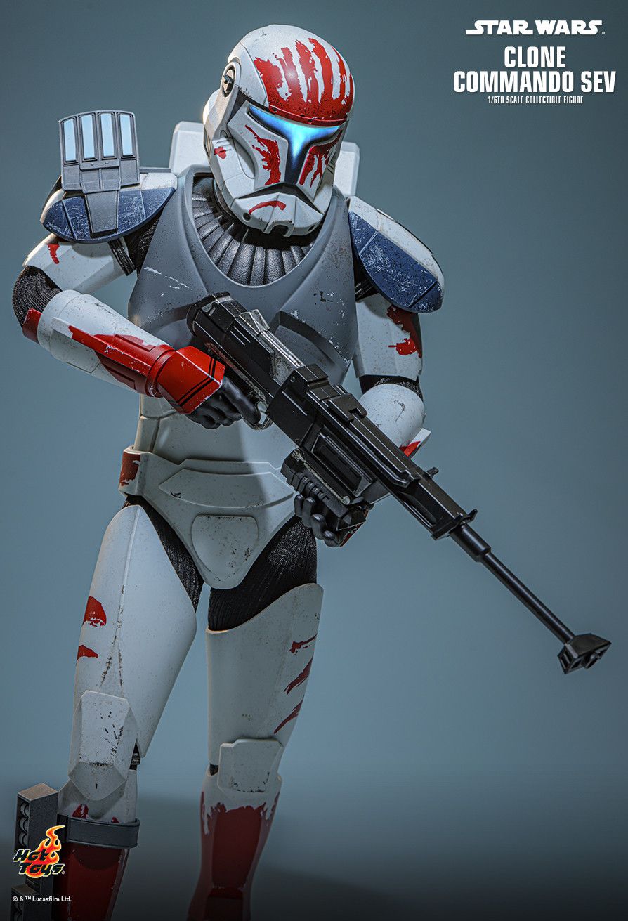 Hot Toys TMS188 - Star Wars : The Clone Wars - Clone Commander Sev【Pre-Order】