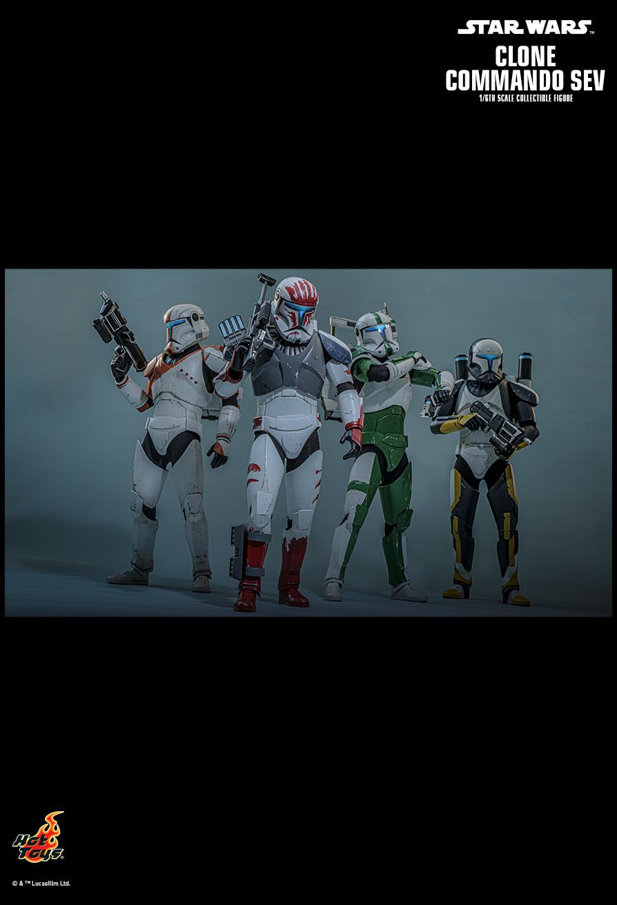 Hot Toys TMS188 - Star Wars : The Clone Wars - Clone Commander Sev【Pre-Order】