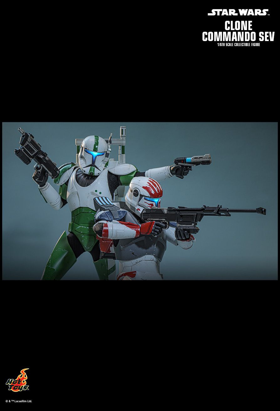 Hot Toys TMS188 - Star Wars : The Clone Wars - Clone Commander Sev【Pre-Order】