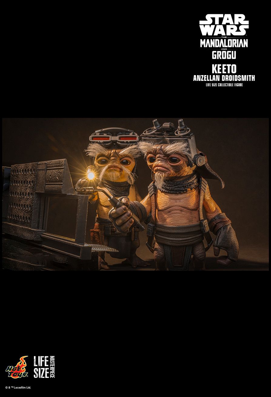 Hot Toys LMS018 - Star Wars : The Mandalorian & Grogu - Keeto Anzellan Droidsmith【Pre-Order】