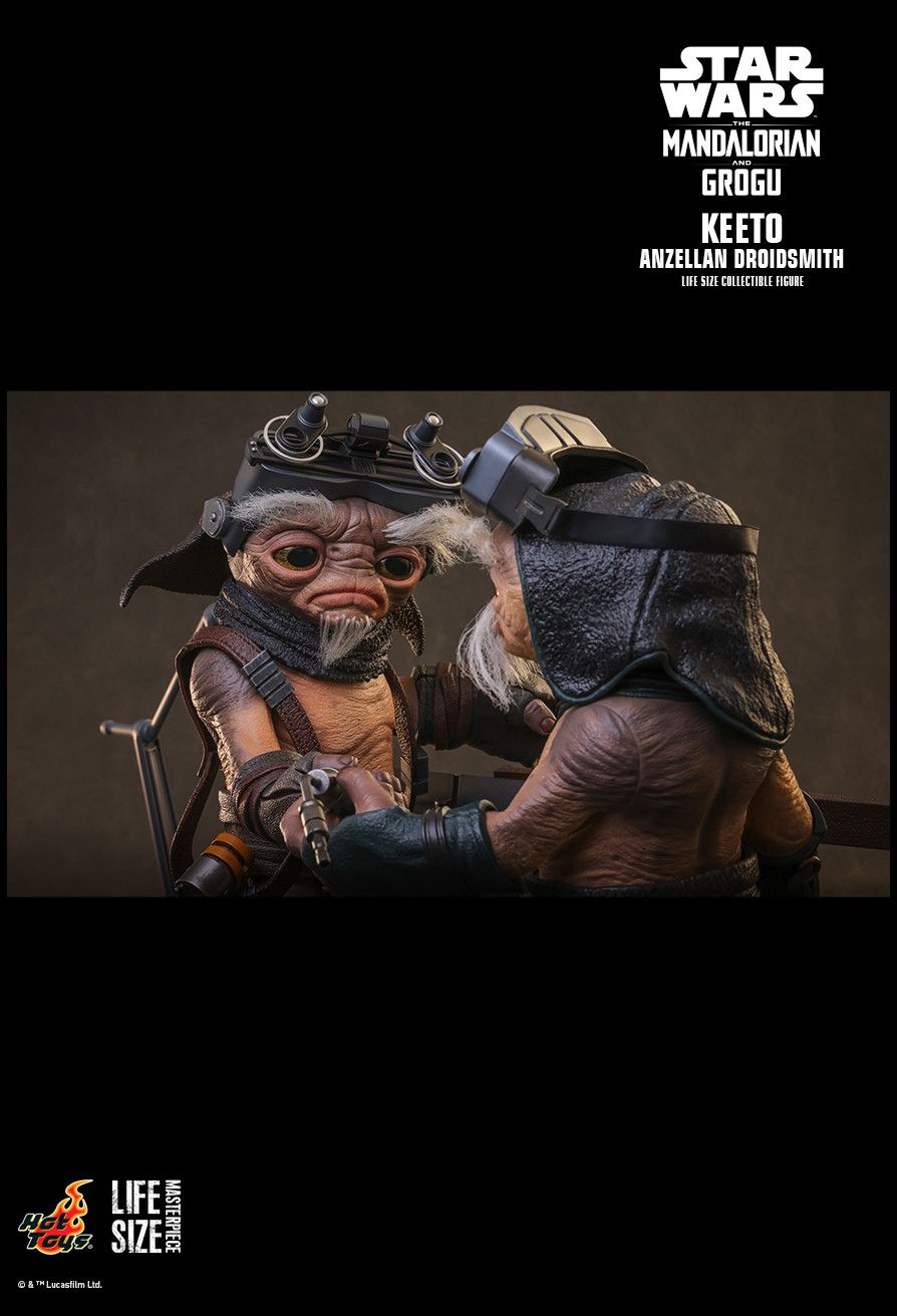 Hot Toys LMS018 - Star Wars : The Mandalorian & Grogu - Keeto Anzellan Droidsmith【Pre-Order】
