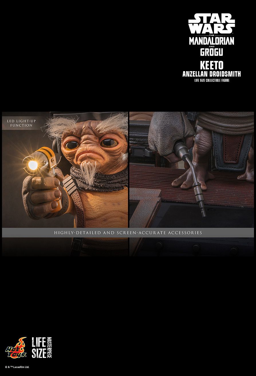 Hot Toys LMS018 - Star Wars : The Mandalorian & Grogu - Keeto Anzellan Droidsmith【Pre-Order】