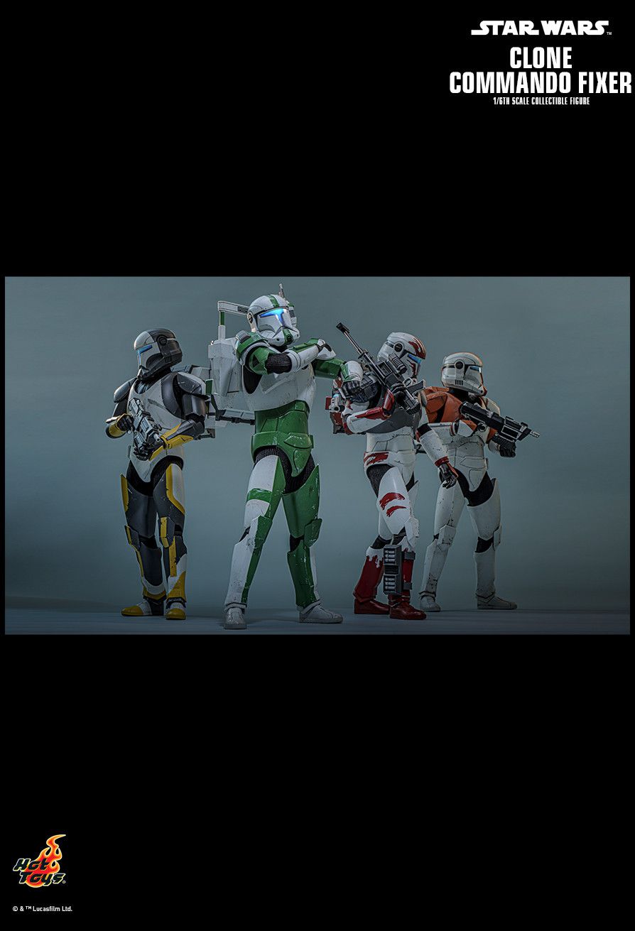 Hot Toys TMS189 - Star Wars : The Clone Wars - Clone Commando Fixer【Pre-Order】