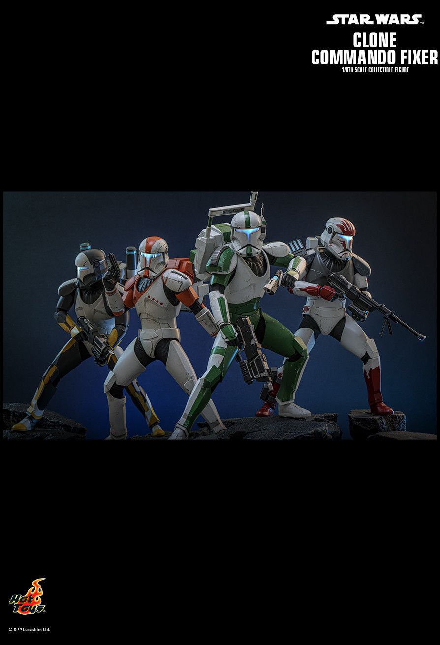 Hot Toys TMS189 - Star Wars : The Clone Wars - Clone Commando Fixer【Pre-Order】