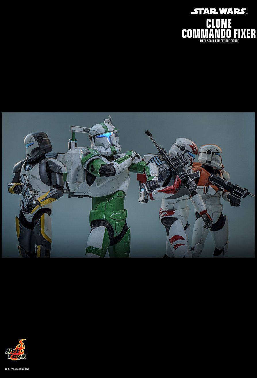 Hot Toys TMS189 - Star Wars : The Clone Wars - Clone Commando Fixer【Pre-Order】