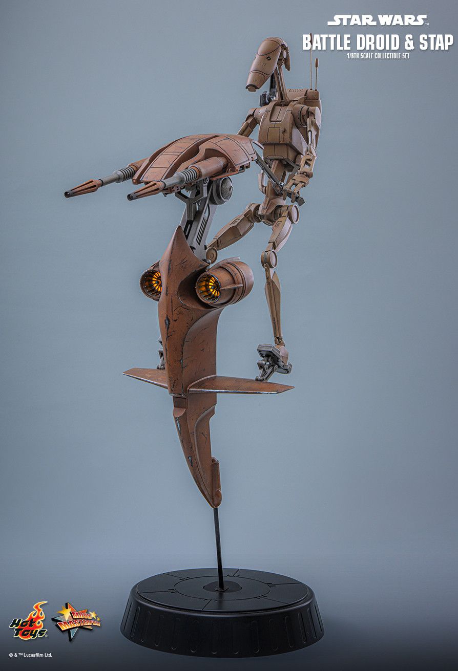 Hot Toys MMS887 - Star Wars : The Mandalorian & Grogu - Battle Droid & STAP【Pre-Order】