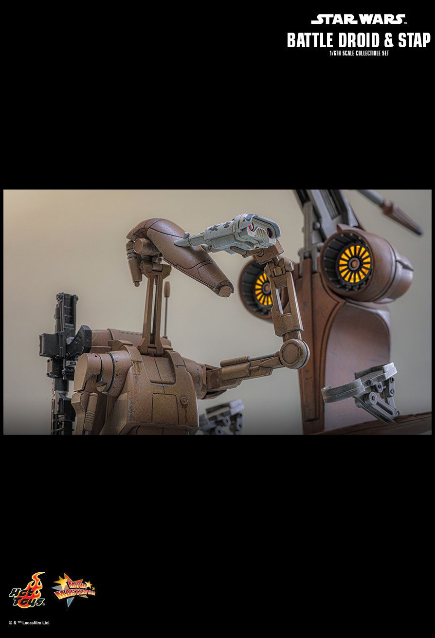 Hot Toys MMS887 - Star Wars : The Mandalorian & Grogu - Battle Droid & STAP【Pre-Order】