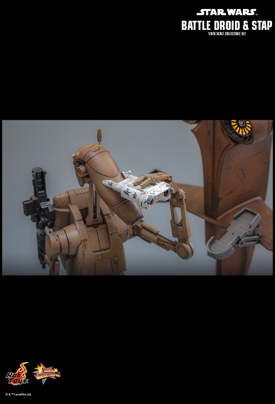 Hot Toys MMS887 - Star Wars : The Mandalorian & Grogu - Battle Droid & STAP【Pre-Order】