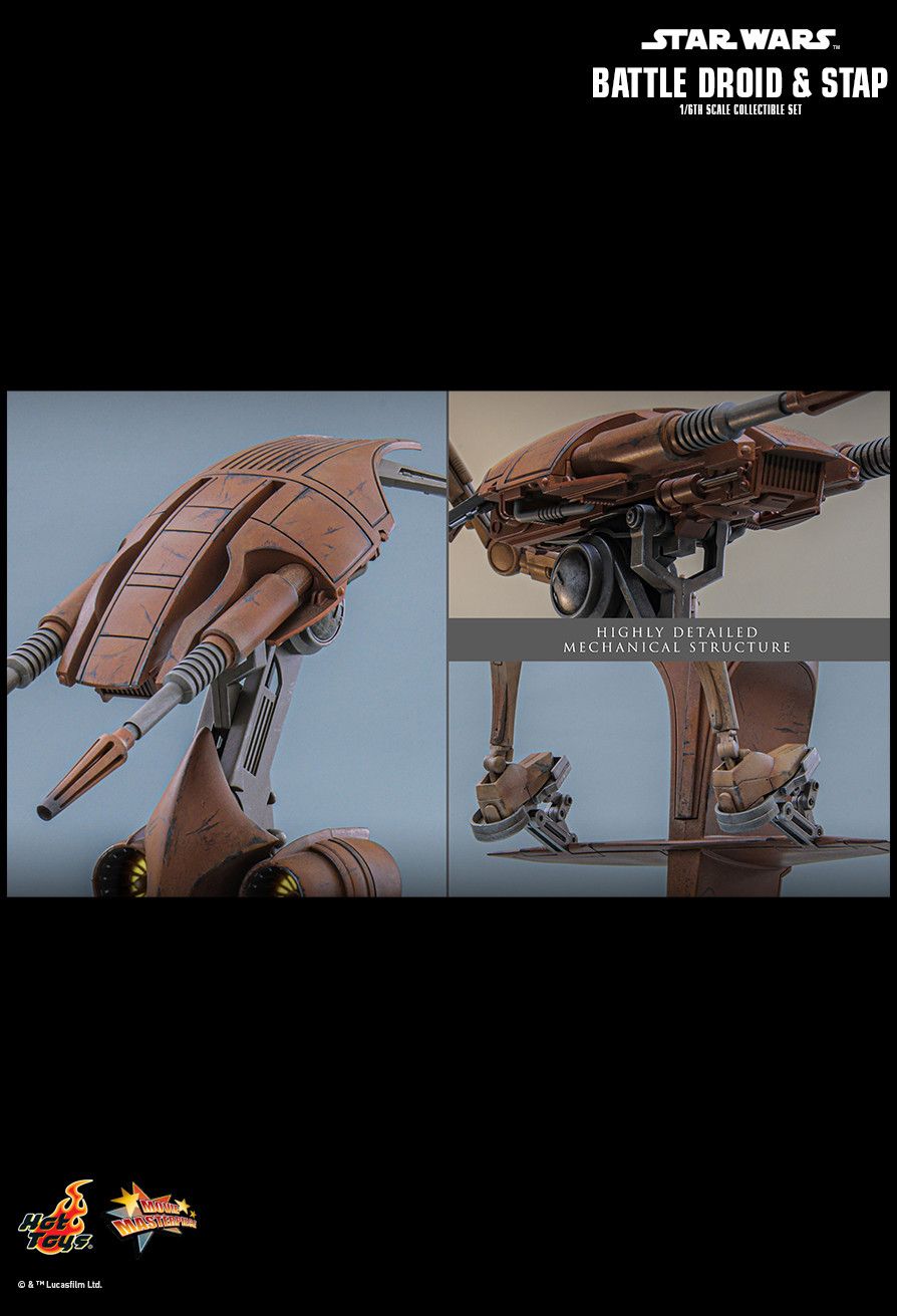 Hot Toys MMS887 - Star Wars : The Mandalorian & Grogu - Battle Droid & STAP【Pre-Order】
