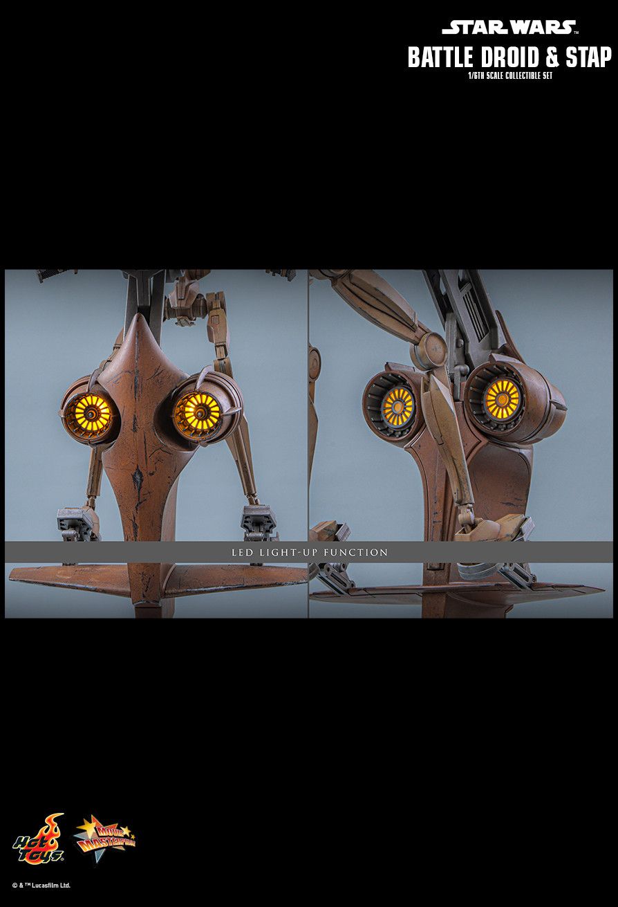 Hot Toys MMS887 - Star Wars : The Mandalorian & Grogu - Battle Droid & STAP【Pre-Order】