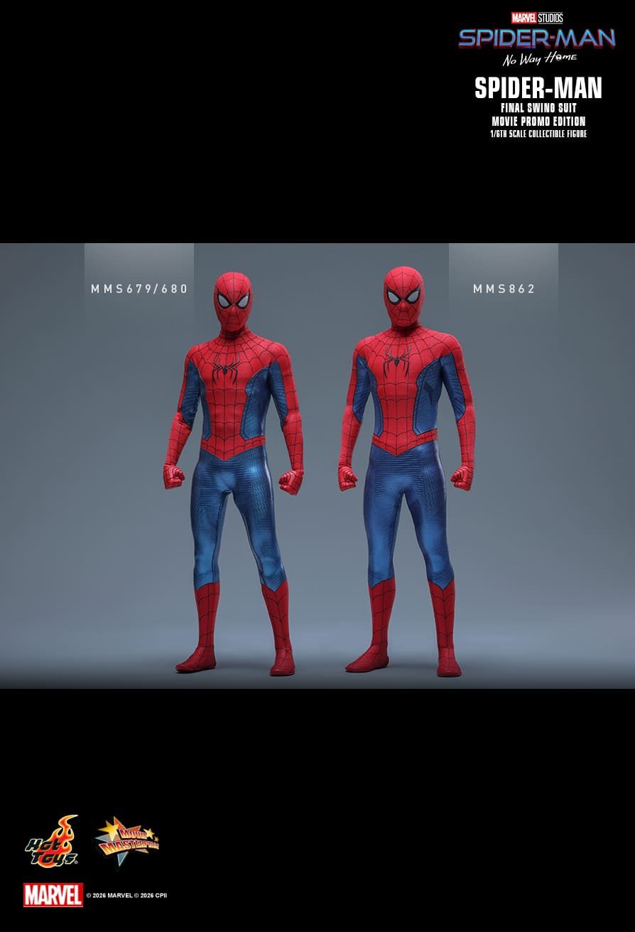 Hot Toys MMS862 - Marvel Comics - Spider Man : No Way Home - Spider Man Final Swing Suit【Pre-Order】