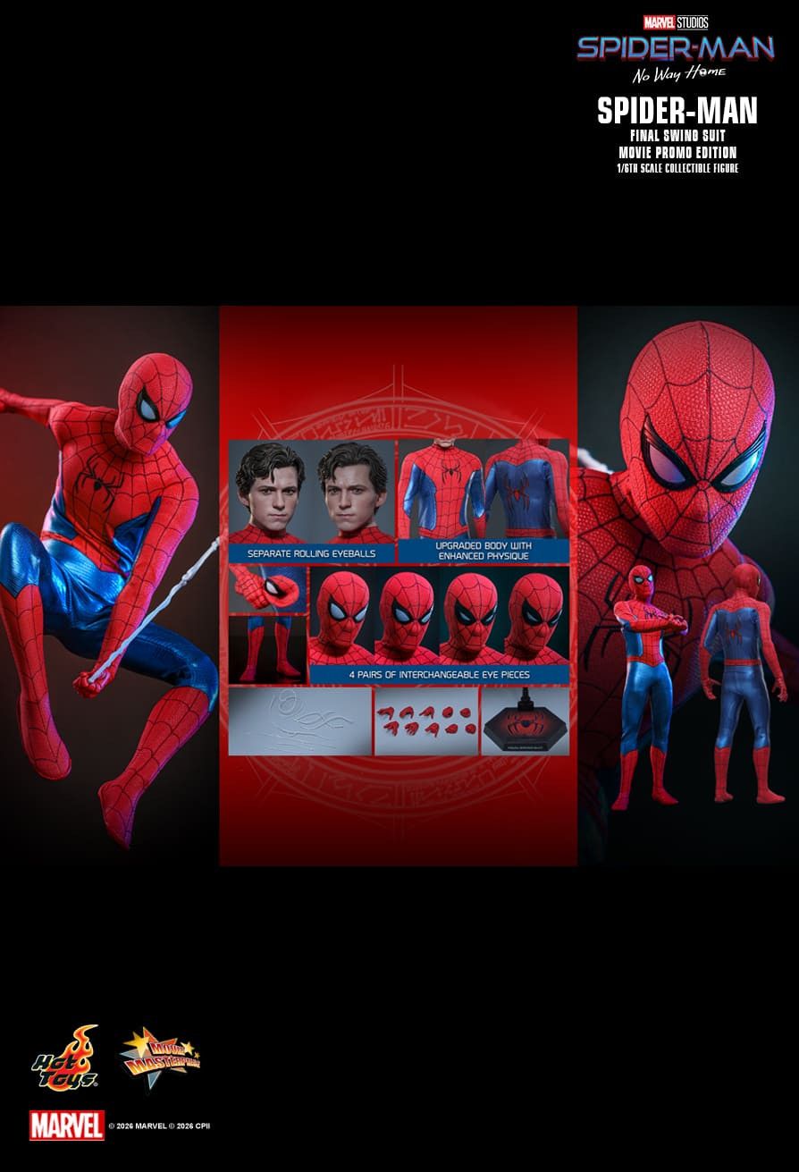 Hot Toys MMS862 - Marvel Comics - Spider Man : No Way Home - Spider Man Final Swing Suit【Pre-Order】