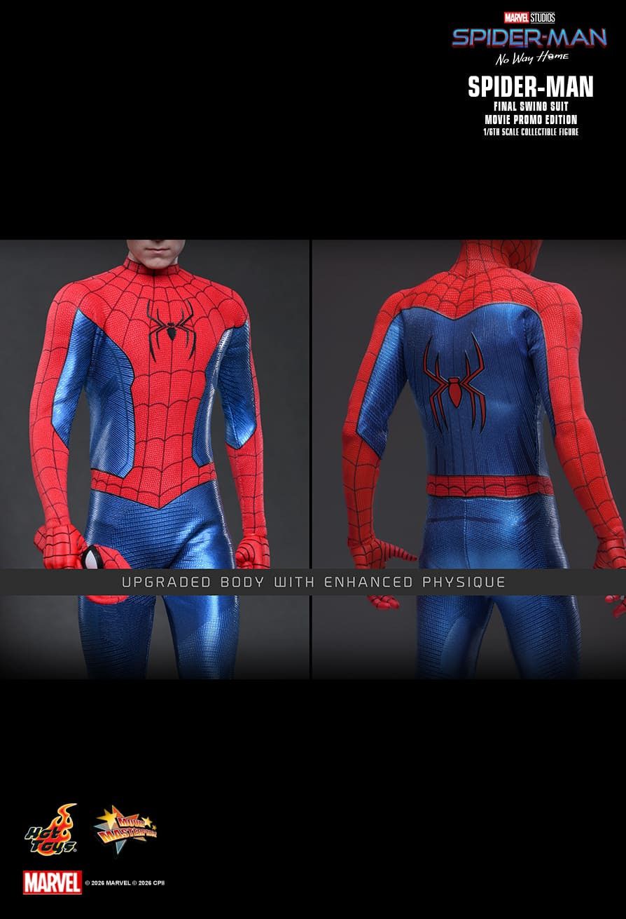 Hot Toys MMS862 - Marvel Comics - Spider Man : No Way Home - Spider Man Final Swing Suit【Pre-Order】