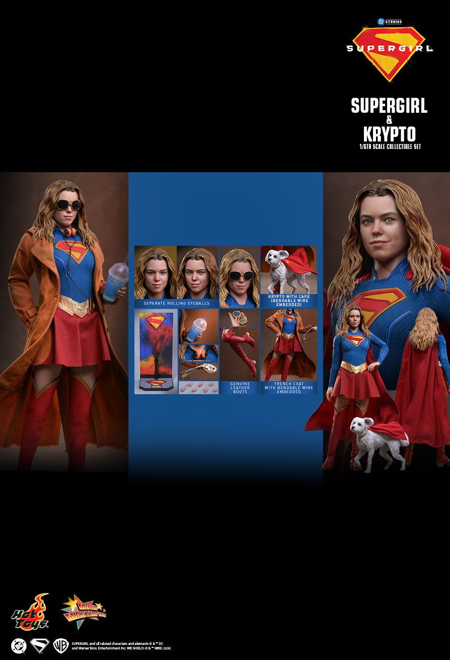 Hot Toys MMS869 - DC Comics - Supergirl - Supergirl & Krypto【Pre-Order】