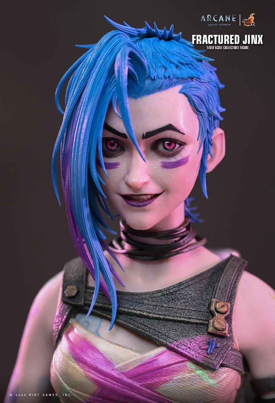 Hot Toys TMS183 - Riot - League Of Legends : Arcane - Fractured Jinx【Pre-Order】