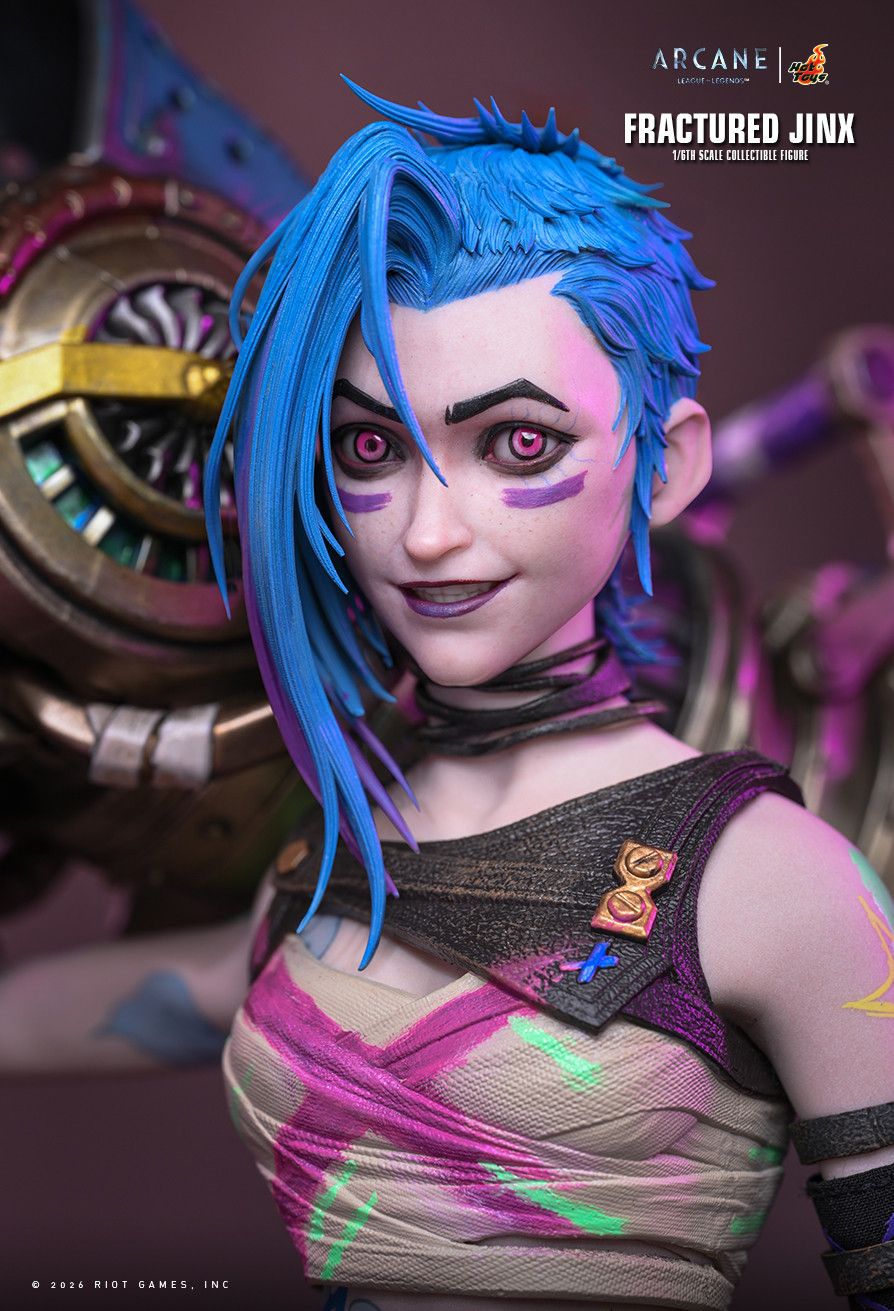 Hot Toys TMS183 - Riot - League Of Legends : Arcane - Fractured Jinx【Pre-Order】