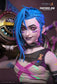 Hot Toys TMS183 - Riot - League Of Legends : Arcane - Fractured Jinx【Pre-Order】