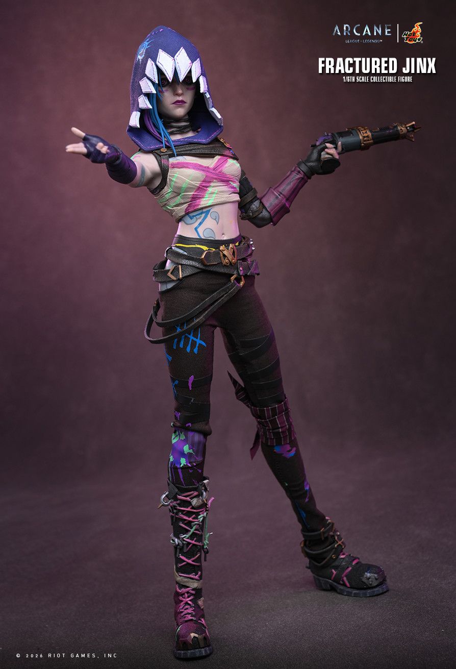 Hot Toys TMS183 - Riot - League Of Legends : Arcane - Fractured Jinx【Pre-Order】