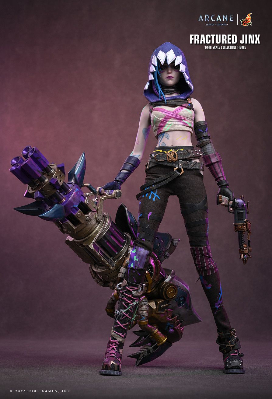 Hot Toys TMS183 - Riot - League Of Legends : Arcane - Fractured Jinx【Pre-Order】