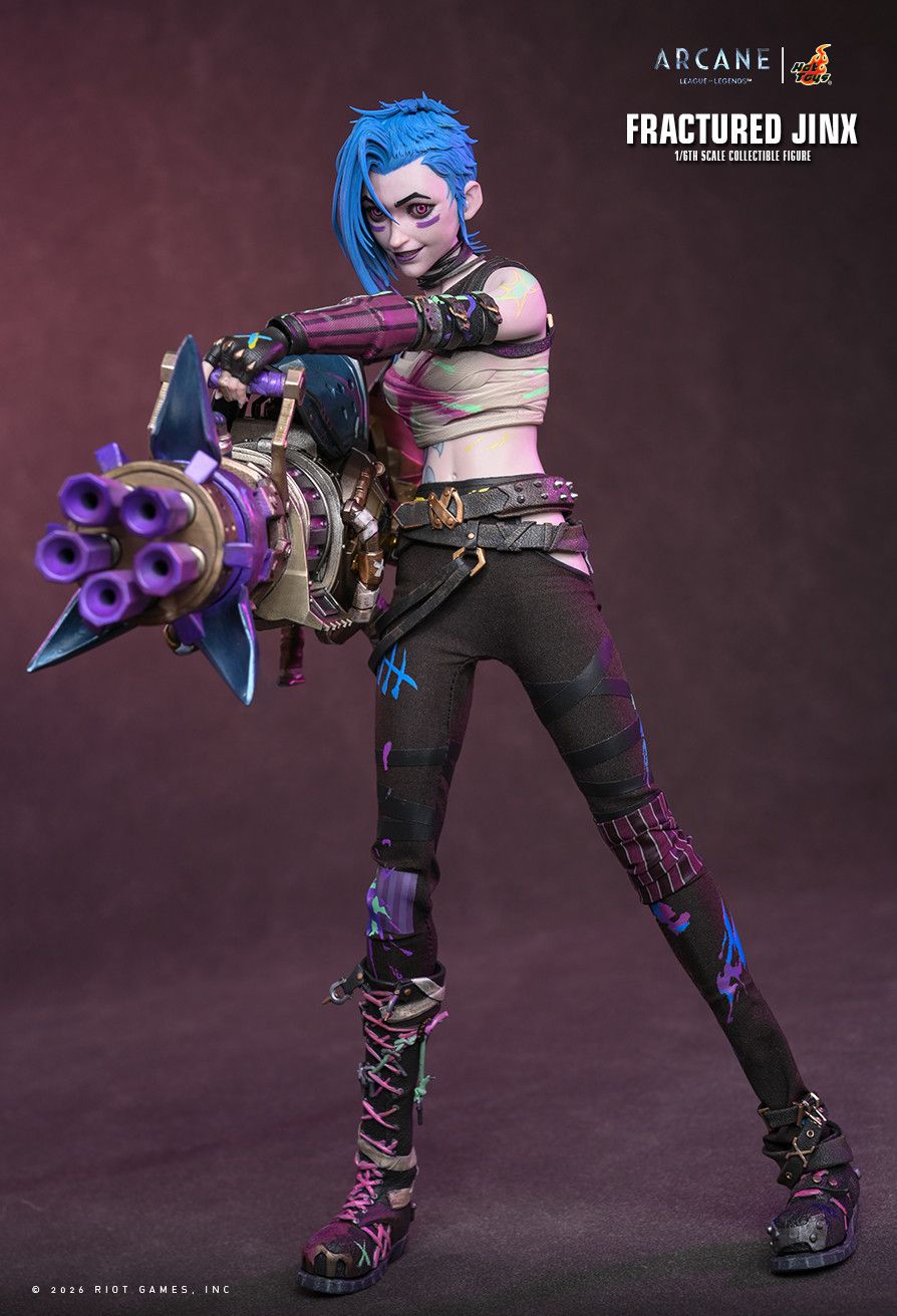 Hot Toys TMS183 - Riot - League Of Legends : Arcane - Fractured Jinx【Pre-Order】