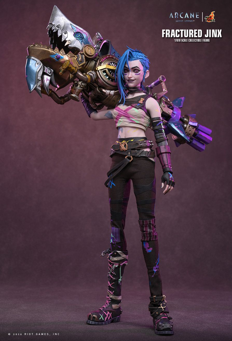 Hot Toys TMS183 - Riot - League Of Legends : Arcane - Fractured Jinx【Pre-Order】