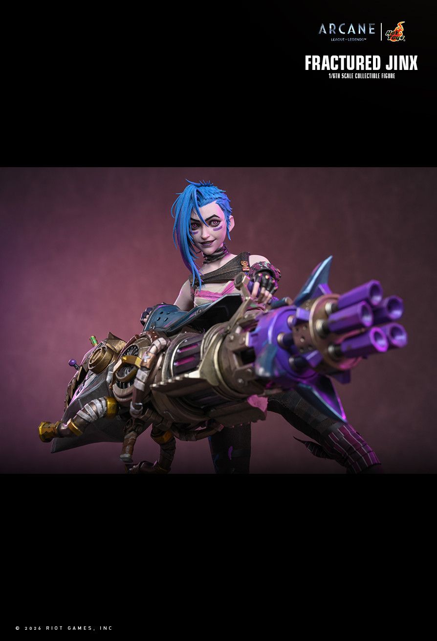 Hot Toys TMS183 - Riot - League Of Legends : Arcane - Fractured Jinx【Pre-Order】