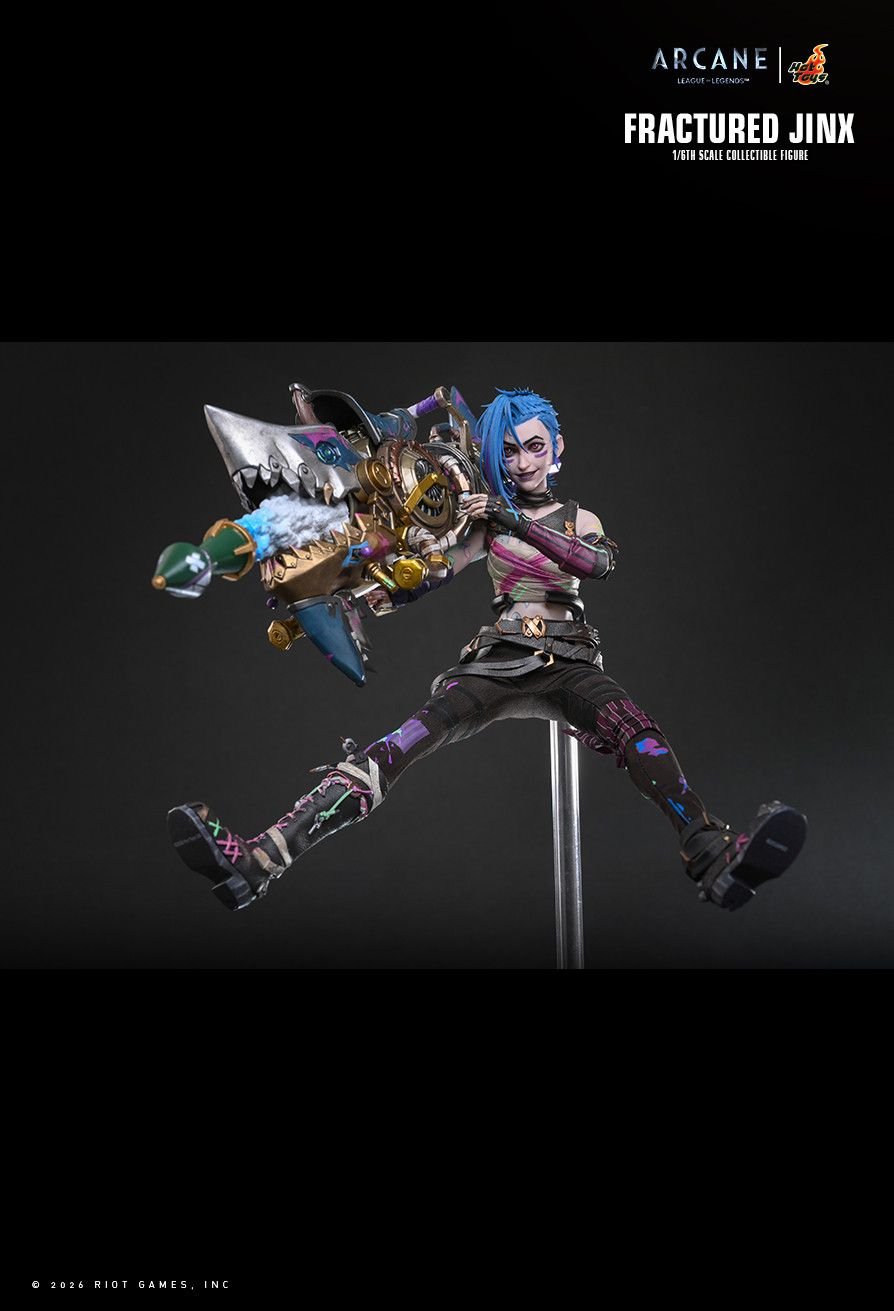 Hot Toys TMS183 - Riot - League Of Legends : Arcane - Fractured Jinx【Pre-Order】