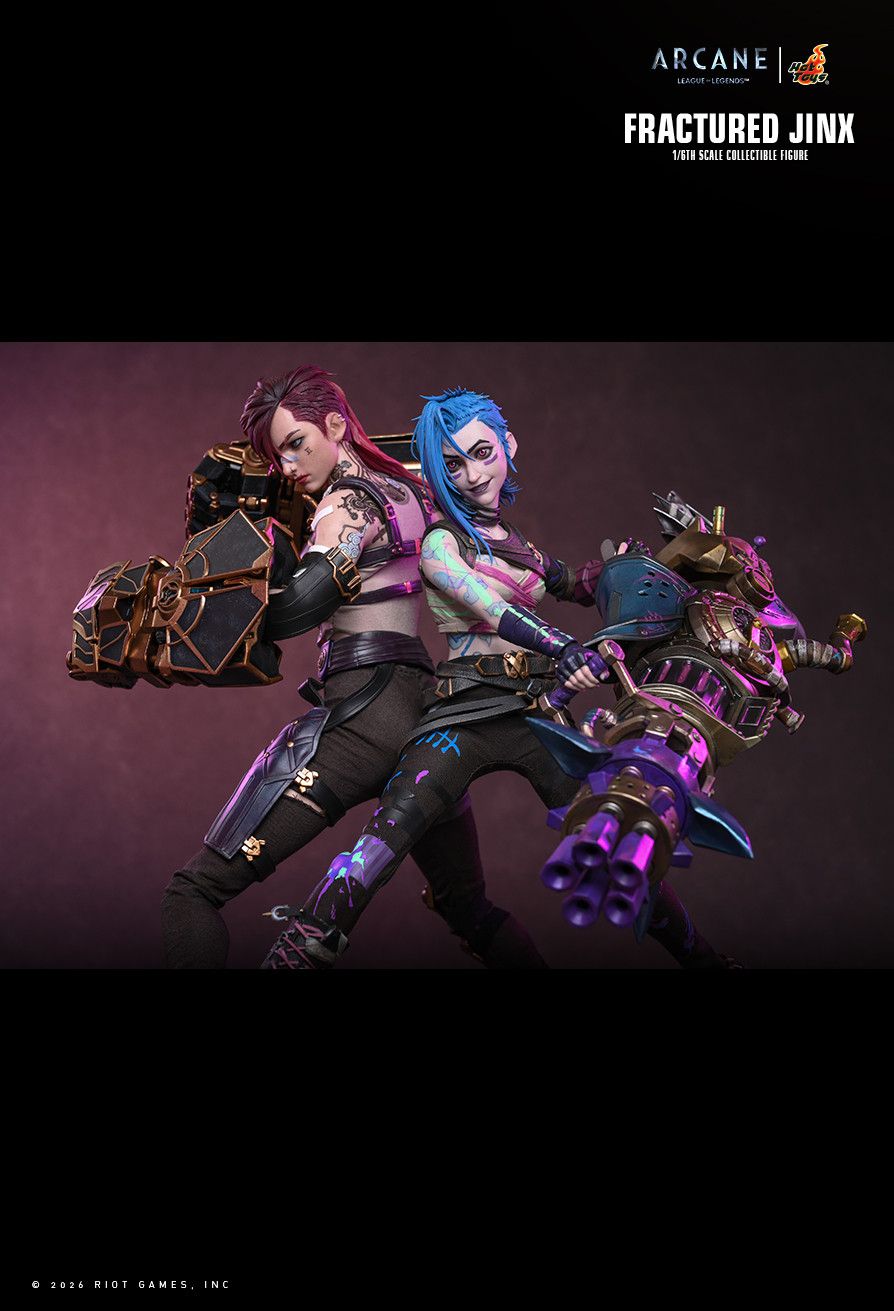 Hot Toys TMS183 - Riot - League Of Legends : Arcane - Fractured Jinx【Pre-Order】