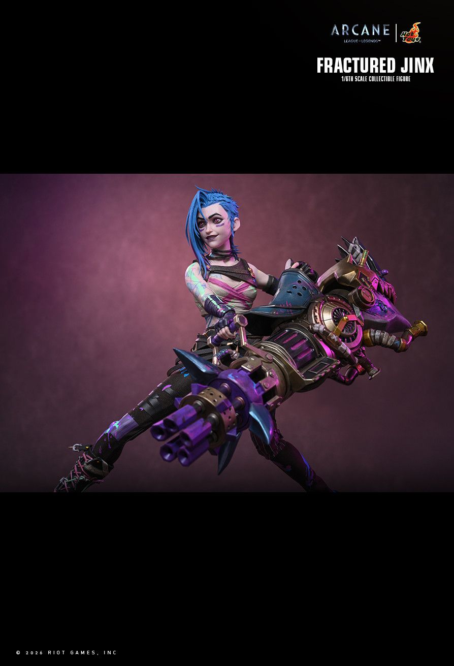 Hot Toys TMS183 - Riot - League Of Legends : Arcane - Fractured Jinx【Pre-Order】