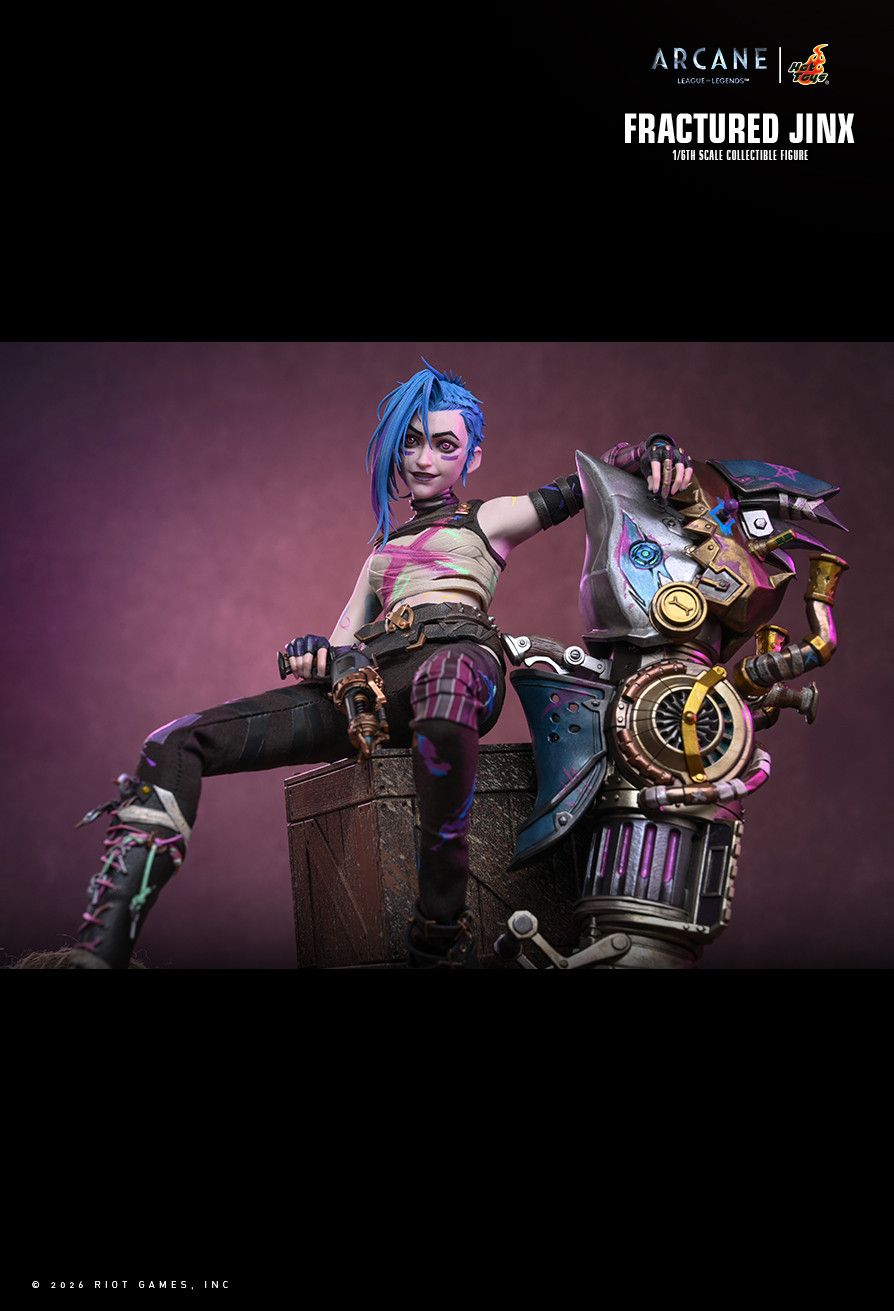 Hot Toys TMS183 - Riot - League Of Legends : Arcane - Fractured Jinx【Pre-Order】