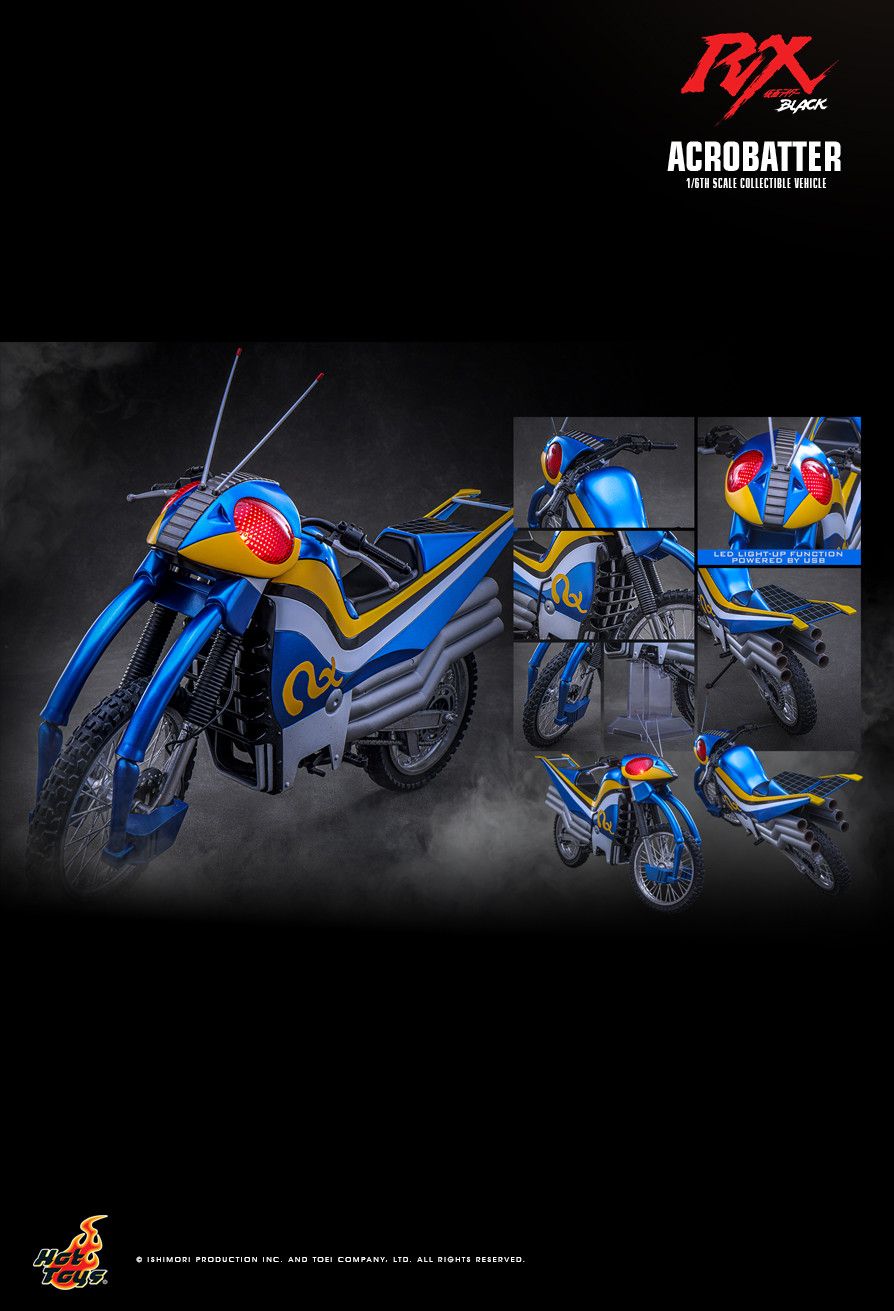Hot Toys TMS182 - Kamen Rider Black RX - Acrobatter【Pre-Order】