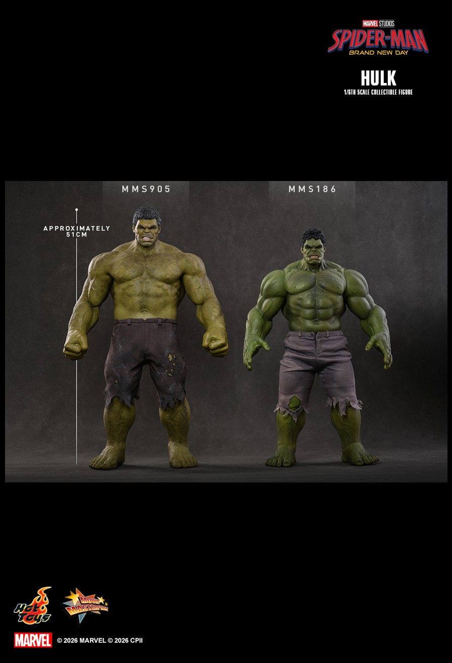 Hot Toys MMS905 - Marvel Comics - Spider Man : Brand New Day - Hulk【Pre-Order】