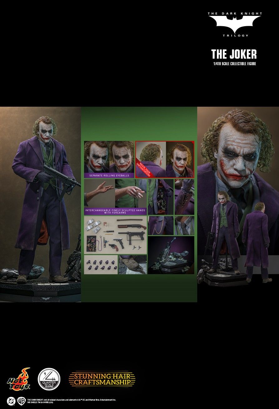 Hot Toys QS028 - DC Comics - The Dark Knight Trilogy - The Joker【Pre-Order】