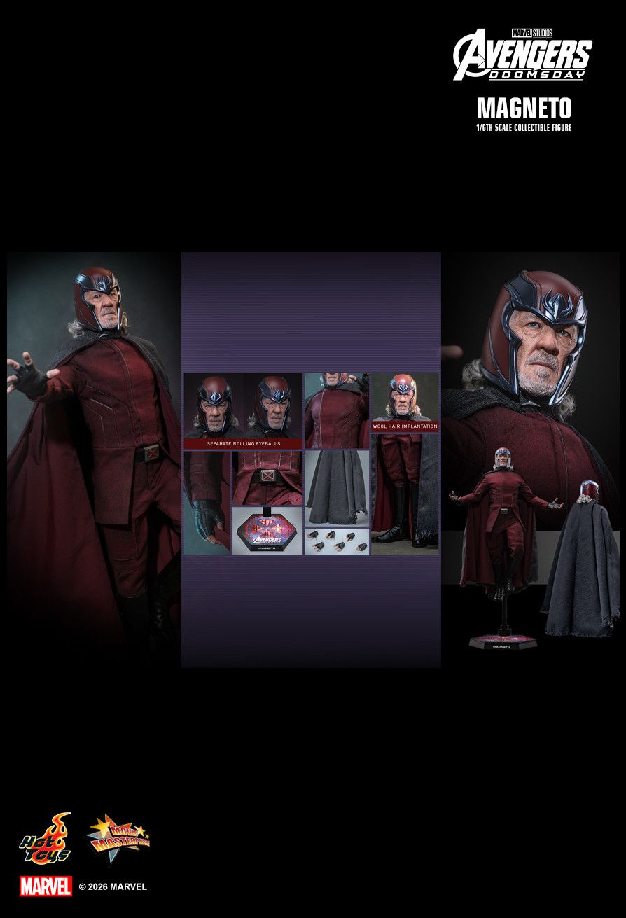 Hot Toys MMS912 - Marvel Comics - Avengers : Doomsday - Magneto【Pre-Order】