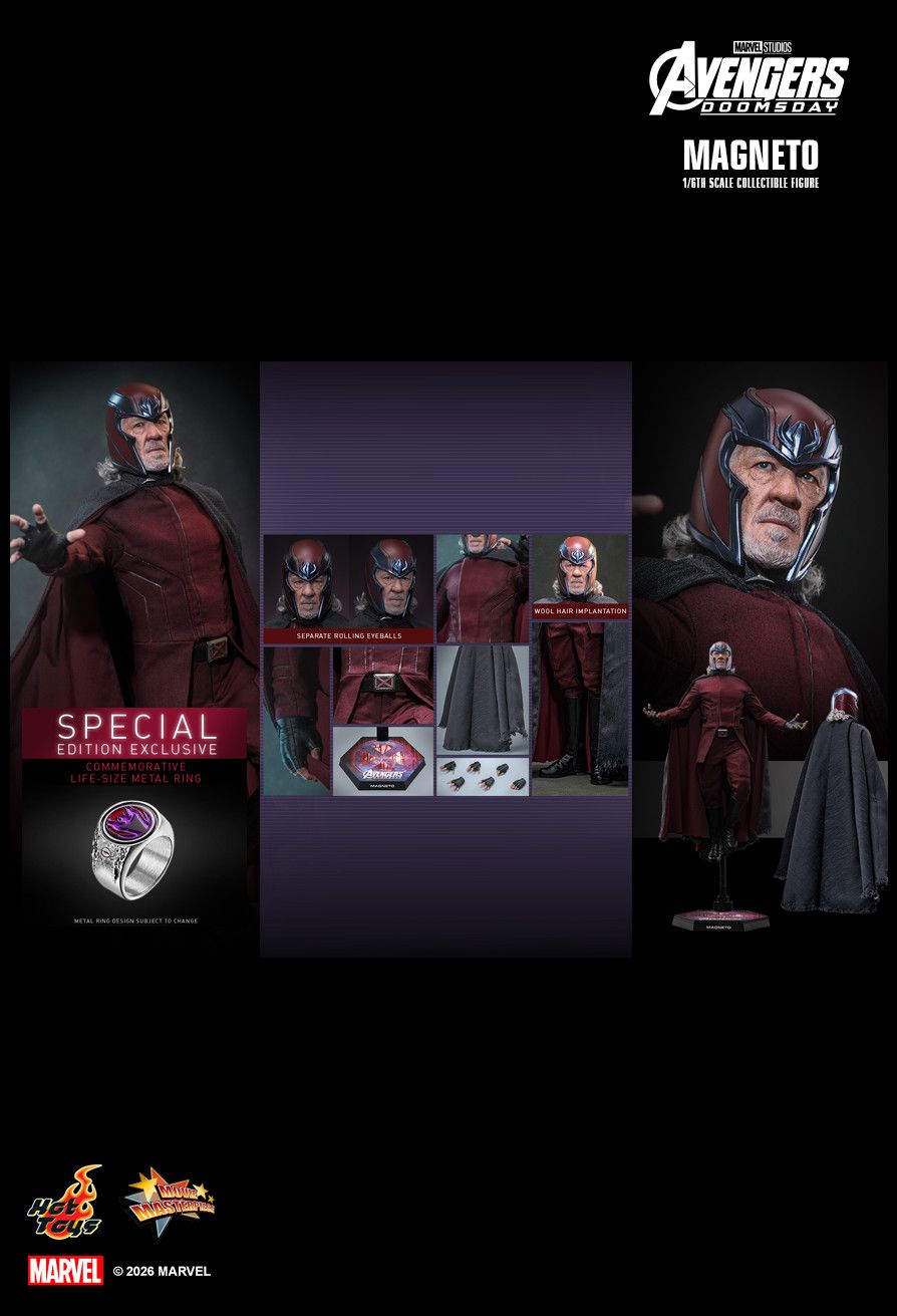 Hot Toys MMS912B - Marvel Comics - Avengers : Doomsday - Magneto【Pre-Order】