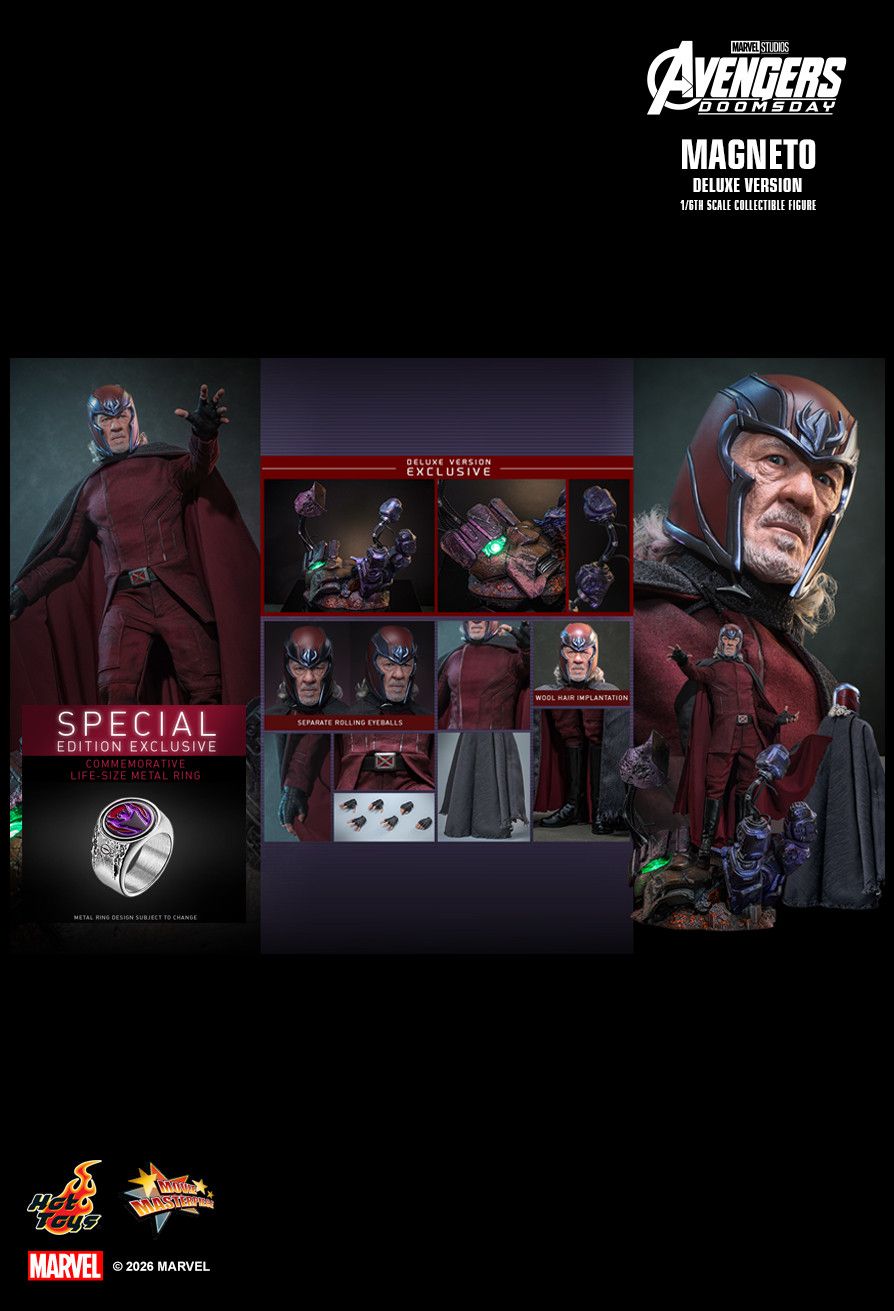 Hot Toys MMS913B - Marvel Comics - Avengers : Doomsday - Magneto【Pre-Order】