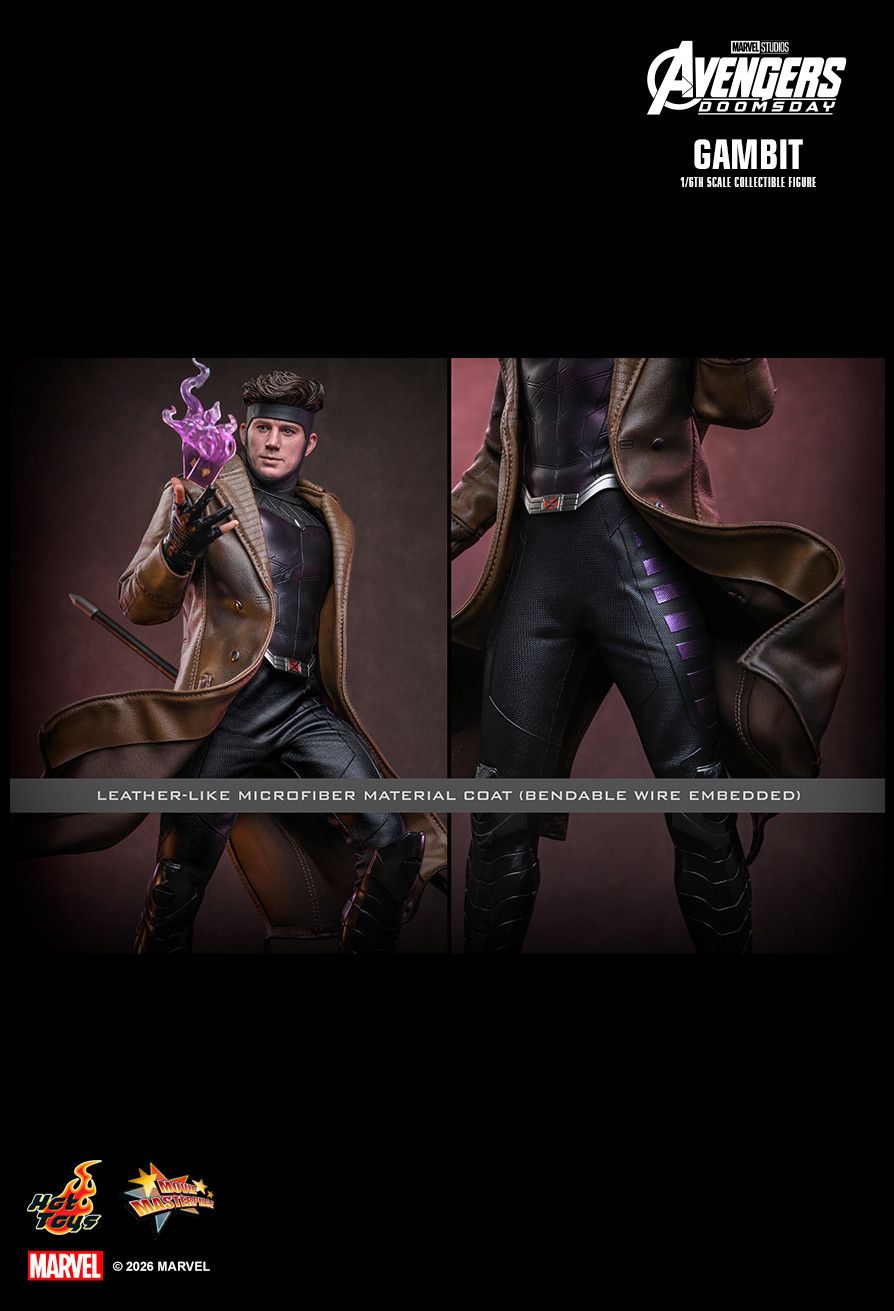 Hot Toys MMS910 - Marvel Comics - Avengers : Doomsday - Gambit【Pre-Order】